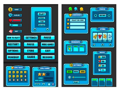game menu|Game UI Database 2.0 .